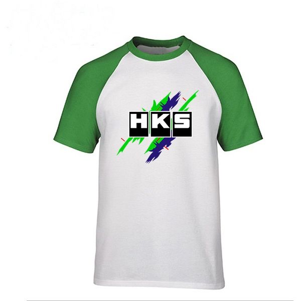 

man camisetas for mens casual cotton short sleeves tees basic t shirt brand car auto hks print t-shirt men's polos, White;black