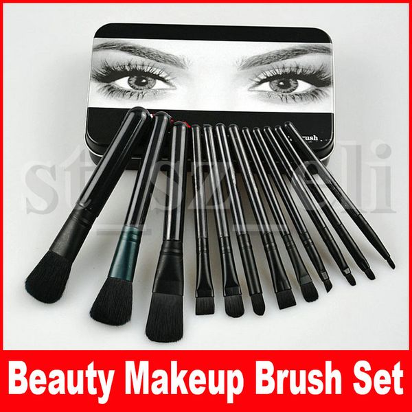 

beauty makeup tool 12 pcs brushes set foundation blending powder eyeshadow contour concealer blush cosmetic make up brushes