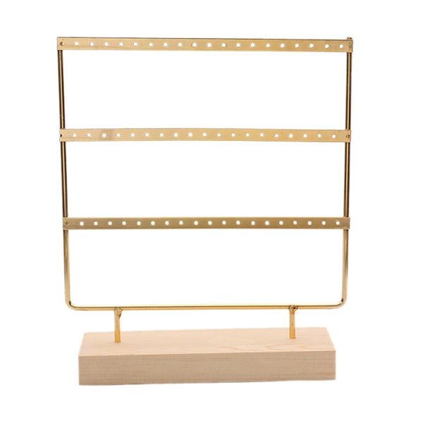 

57 holes 3 layers earrings stand earrings display stand jewelry display storage jewelry, Pink;blue