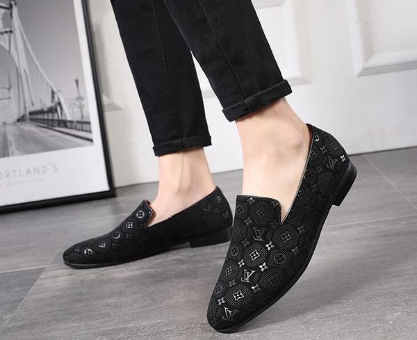 

Men ca ual hoe fa hion xxl 13 loui vuitton men hoe leather loafer mocca in lip on men 039 flat loafer male hoe large ize 37, Black