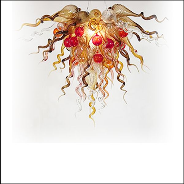

seller zhongshan manufacturer hand made blown glass chandelier flower designed hand blown glass led chandelier lighting