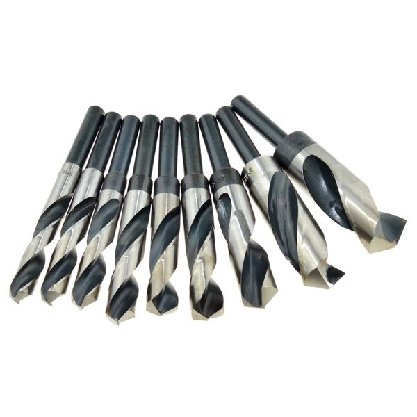 

14mm 15mm 20mm 31mm tip cutting diameter 1/2" 13mm reduced shank metal hss twist drill bit high speed steel drilling hole tool