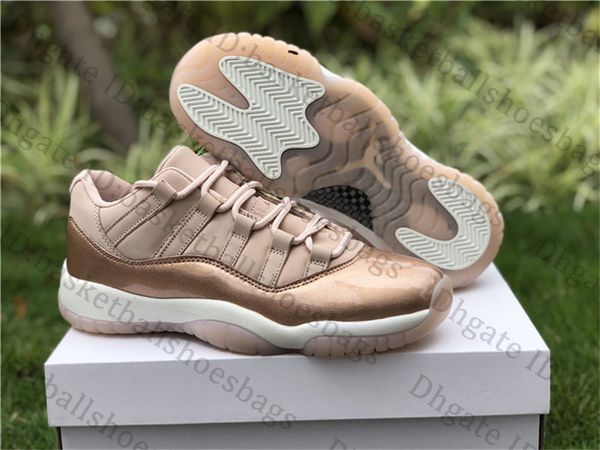 

new arrival discount j11 11s rose gold basketball shoes breathable breath mens basketball shoes athletic sport sneakers outlet