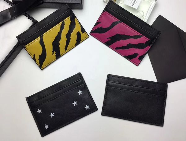 

2020 latest designer brand new genuine cowhide sleather multi card holder bag with box, Brown;gray