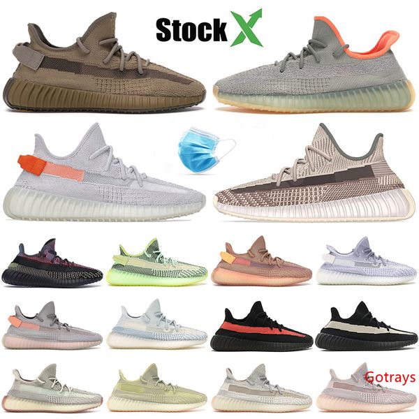 

2020 designer desert sage v2 kanye west earth cinder yecheil yeshaya men running shoes zebra cream white citrin clay flax women trainers
