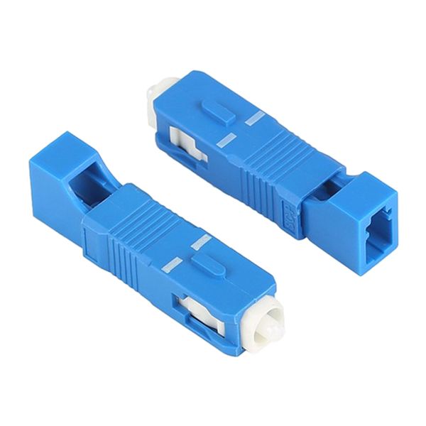 

2 pieces optical fiber optic adapter hybird single mode parts accessory