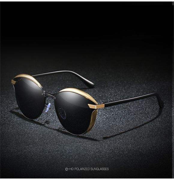 

солнцезащитные очки женщины поляризованной защита от ультрафиолетовых лучей adumbral вождения вс очков hd моды для женщин роскошного cолнцез, White;black