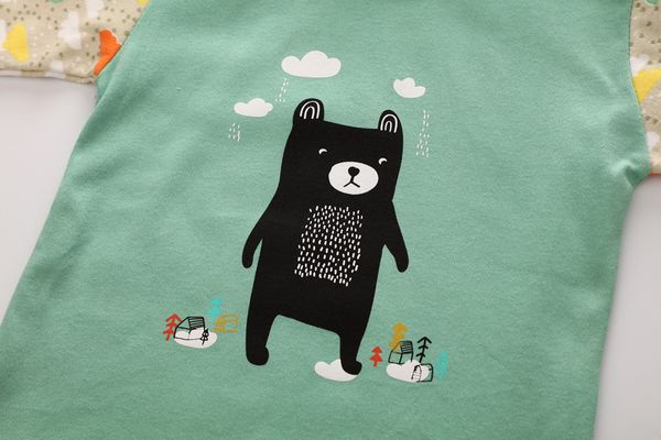 

newborn baby boy girl suits cartoon t shirt + pants pajamas cartoon print sleepwear baby clothes cotton outfits set##35, Blue;red
