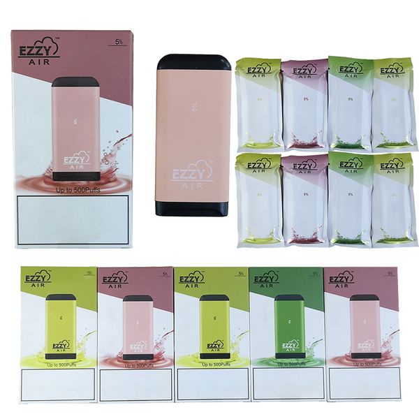 

Ezzy AIR Одноразовая Vape перо Устройство Kit Starter 2,7 мл 450mAh Vape Pen Free DHL Самое высокое качество Ezzy воздуха БЫСТРО Доставка Один день