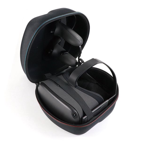 

hard carrying case for oculus quest all-in-one vr gaming headset and controllers 64gb 128gb protective storage travel box