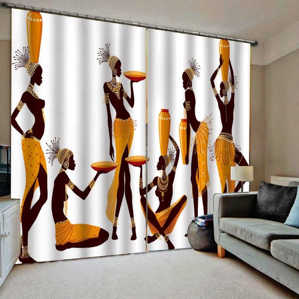 

custom any size p retro beauty curtains 3d window curtain 3d print luxury blackout for living room