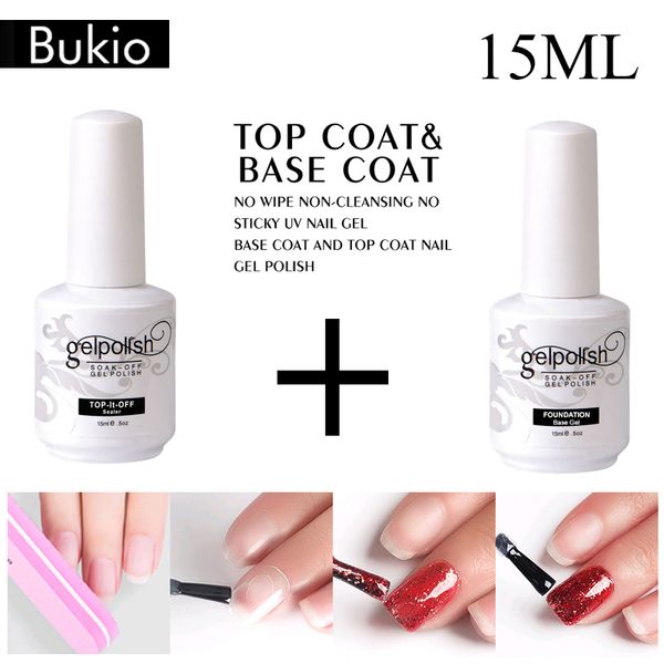 

bukio base/coat nail gel primer macoat uv gel nail polishlong lasting soak off varnish uv polish manicure, Red;pink