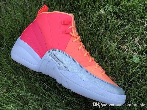 

authentic 12s gs punch 510815-601 12 xii wmns womens basketball shoes 009airjordon original sports sneakers with box 36-43 discount