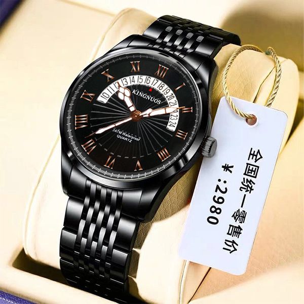 

relogio masculino men watches luxury famous brand men's fashion casual dress watch quartz wristwatches saat a4109, Slivery;brown