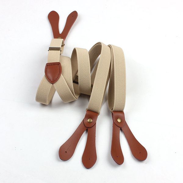 

european and american fashion exclusive young men and women wear suspenders elastic dermal suspenders fy18110114, Black;white