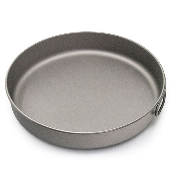 

ultralight titanium frypan outdoor camping hiking picnic cooking frying pan