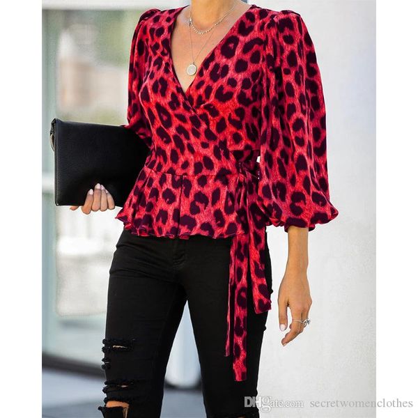 

женская luxury tshirt дизайнер leopard printed сыпучие tee женщин способа v шеи tops, White