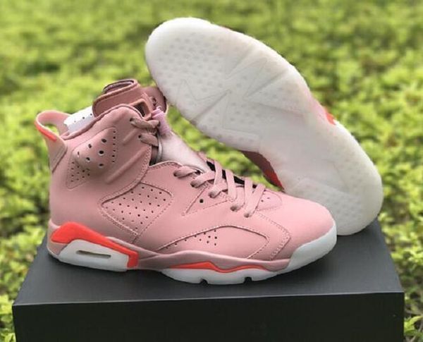 

новый 6 тысячелетнее розовый лучшее качество баскетбол обувь мужчины женщины 6s aleali мая розовый спортивный кроссовки новые с коробкой, Black