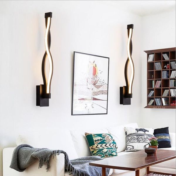 

16W LED Wall Lamp lampada Bedroom Beside Wall Light Home Indoor Decoration Lighting Corridor Aluminum Wall Sconce AC90-260V