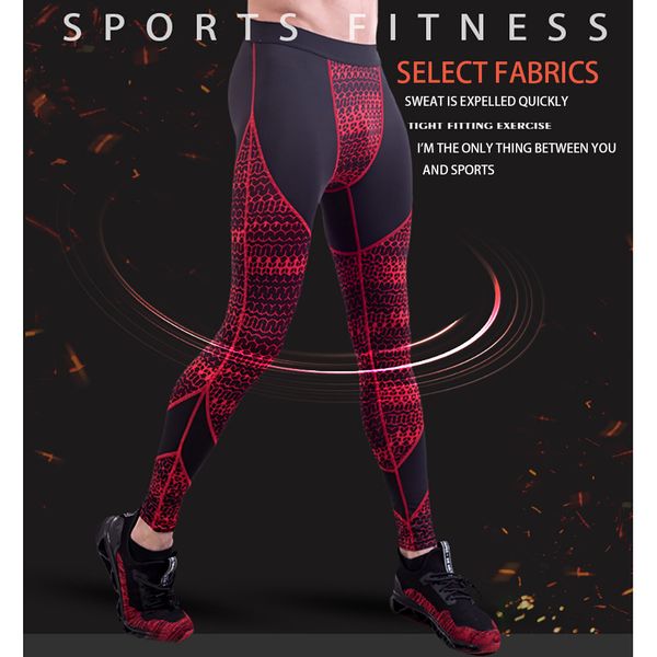 

new fashion 2019 men's fleece thermal cycling pants padded bike bicycle outdoor sports riding games printed full-length tights, Black