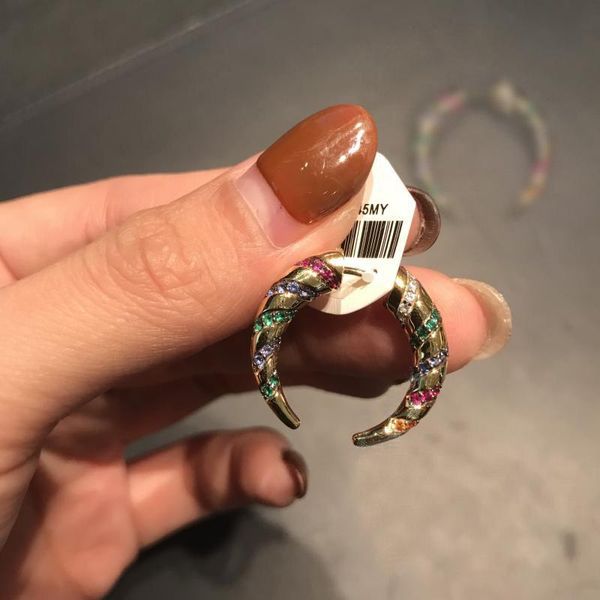 

2020 new high-quality ladies glamour jewelry fashion casual earrings hypoallergenic and fade uq88, Golden;silver
