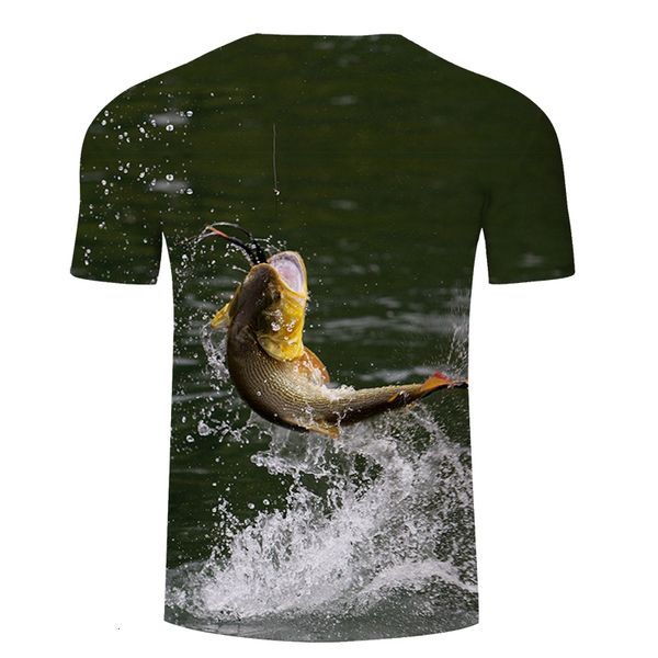 

wx37 новый harajuku hd цифровой развлекательный 3d-печати рыба футболка рыбак футболки о воротник куртки забавные рыбы футболка азиатский ра, White;black