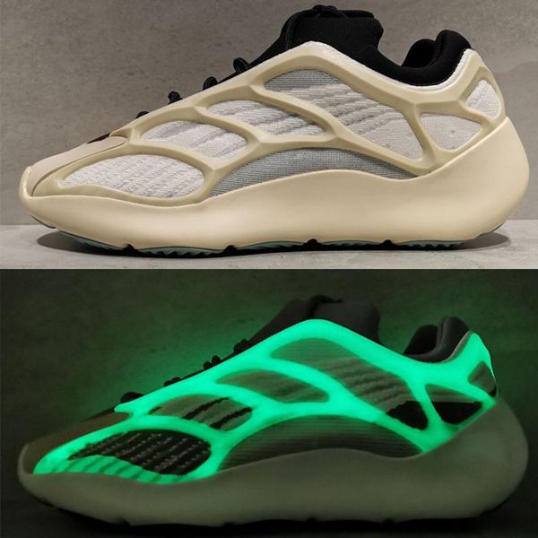 

новый azael 700 v3 стилиста обувь продажа glow in the dark high quality корректную версию sports кроссовки kanye west мужские женские кроссо, White;red
