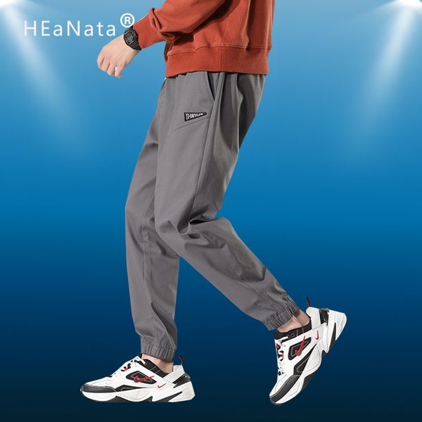 

streetwear hip hop black harem pants men elastic waist sport pants with running casual slim jogger men hip hop trousers, Black;blue