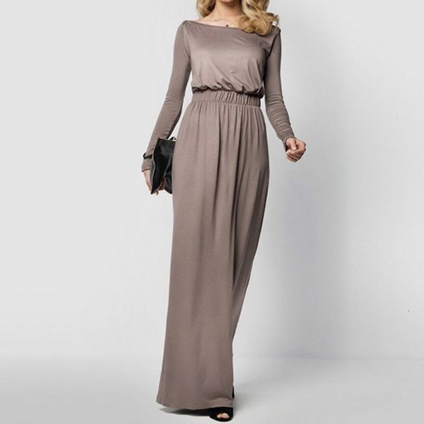 

womens dresses women clothes autumn spring dress ladies party dress long sleeve floor dress female casual beach dresses vestidos, Black;gray