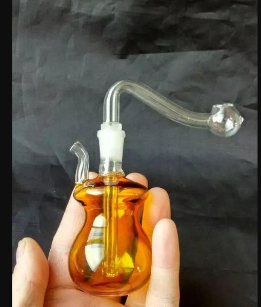 New pequena hookah pote, Atacado Bongs acessórios de vidro, vidro de água de fumo da tubulação, frete grátis