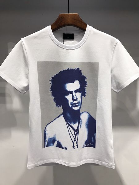 

19ss Designer Polo Shirts Men 3d Short-sleeved Cotton T-shirts for Men Alternative Youth T-shirts with Round Neck