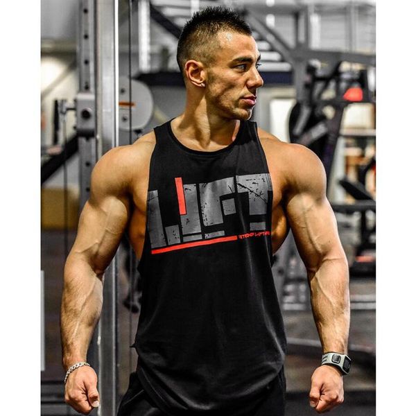

men tank brand clothing lift fitness bodybuilding stringer sportswear undershirt workout vest sleeveless tshirt male jersey famous, White;black