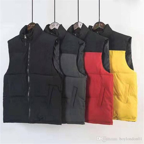 

luxury mens down men women designer winter jacket coat mens casual vests mens designer down 4 colors size s-xl