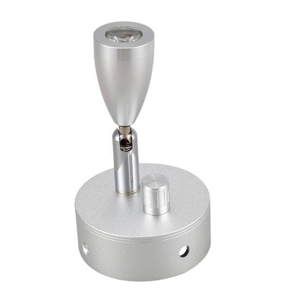 

12v 1pcs silver dimmable press reading light bedside light for caravan rv van boat