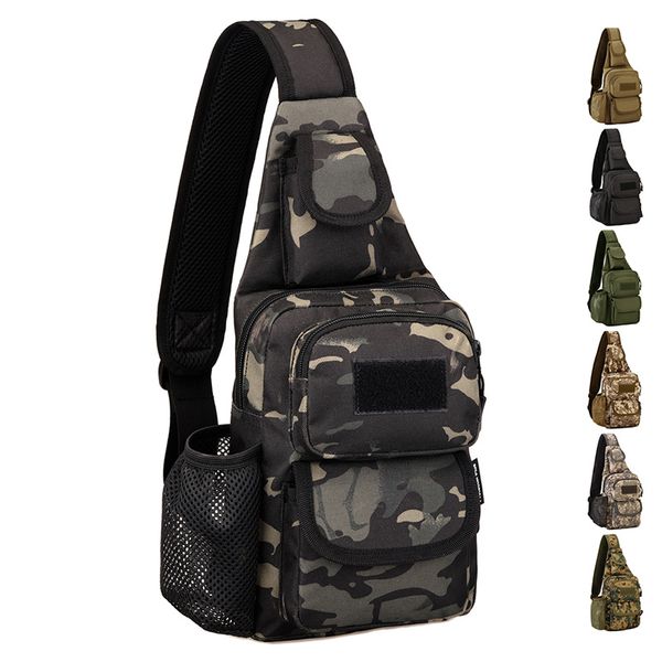 

outdoor shoulder bag molle camping hiking bag tactical backpack utility camouflage travel hiking trekking sports
