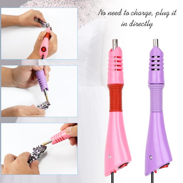 

diy rhinestone crystal machine manual heating fix applicator electric soldering welding repair tools