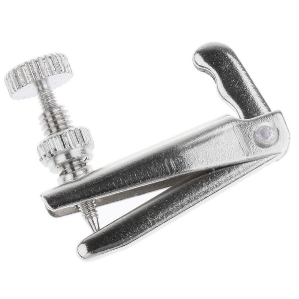 

1x metal violin fine tuner tune adjuster for violin fiddle accessory silver