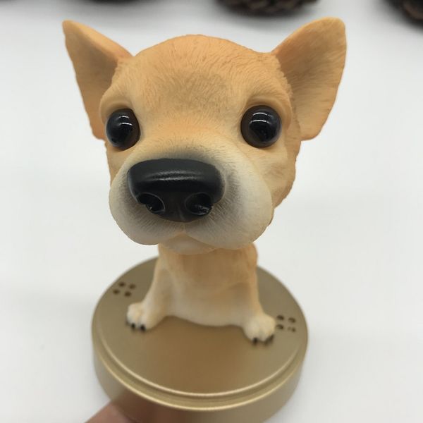 

car ornament cute shake head nodding dog doll automobiles interior dashboard puppy doll toy bobblehead puppy figure toys gift