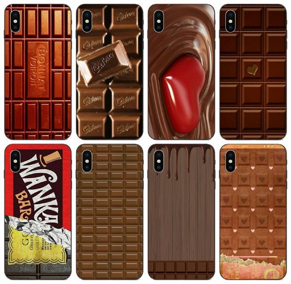 

[tongtrade] opened half chocolate case for apple iphone 11 pro max x xs 8 7 6 5 4 samsung a80 a8s a9 s9 huawei p smart z sony xperia z5 case