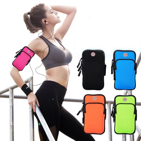 

outdoor sports running gym sport armband case phone arm band bag holder for 6 inch mobile phone smartphone on hand