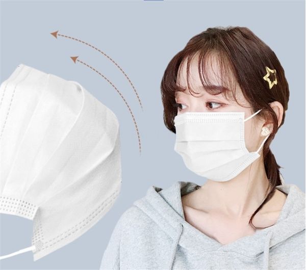 

thick pink face 3 layer black/white/pink dustproof mouth mask facial protective home use comfortable elastic masks 46yp