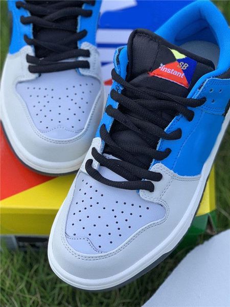 

2020 skateboarding shoes instant skateboards x sb low men running shoes 3m reflective blue hero sports sneakers with box