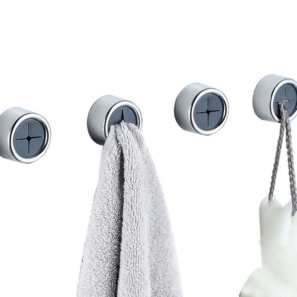 

creative self-adhesive wall hook towel clip cleaning cloth storage rack holder b0kb