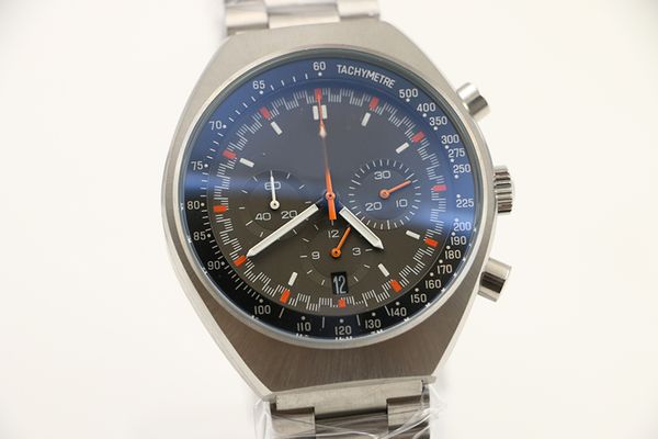 

Горячая продажа Brand Кварц OS Движение Мужчины Часы Скорость черный циферблат Maste 316 Стальной браслет Бесплатная доставка