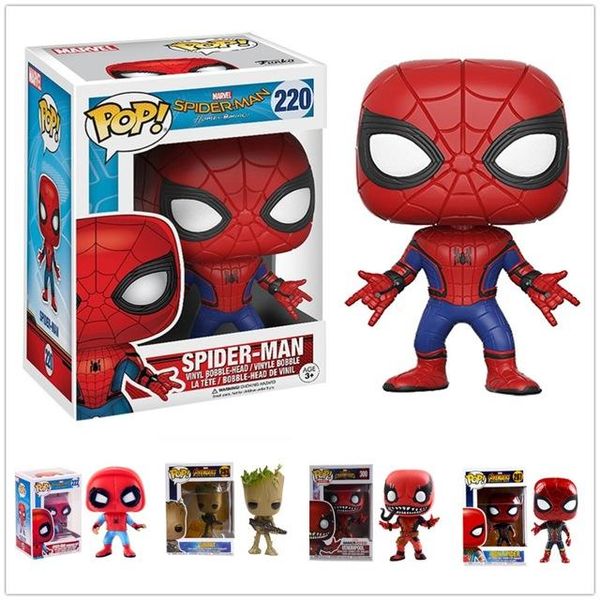 

cute present funko pop spider-man venom model figure collection model toy gifts