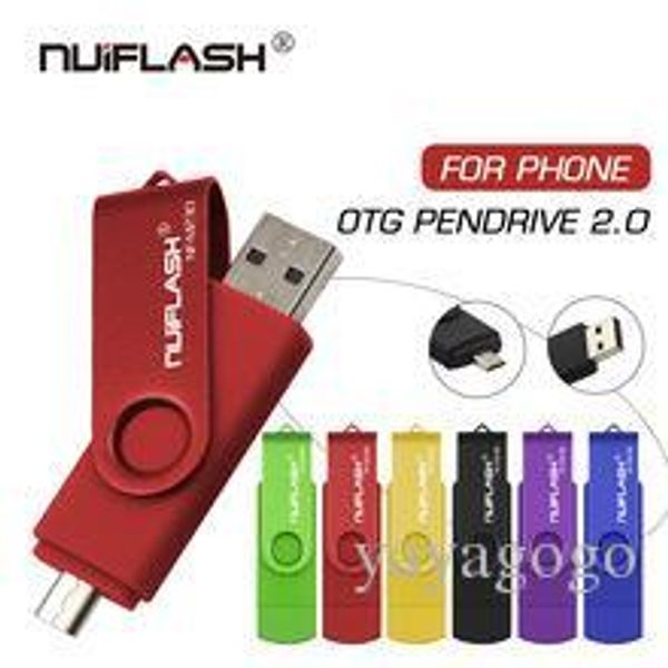 

sale otg usb flash drive cle usb 2.0 stick 64g otg pen drive smartphone pendrive 4g 8g 16g 32g 128g storage devices