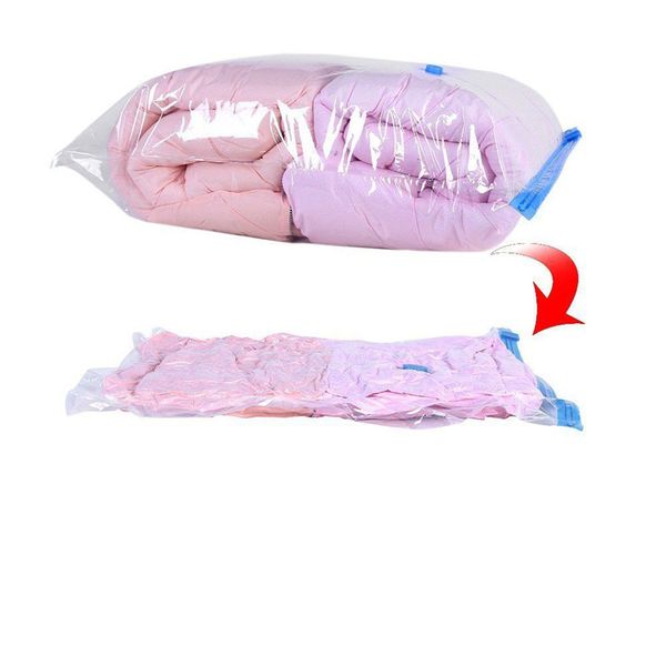 

vacuum bags for clothes transparent plastic storage bag luggage closet foldable extra large seal compressed travel organizer