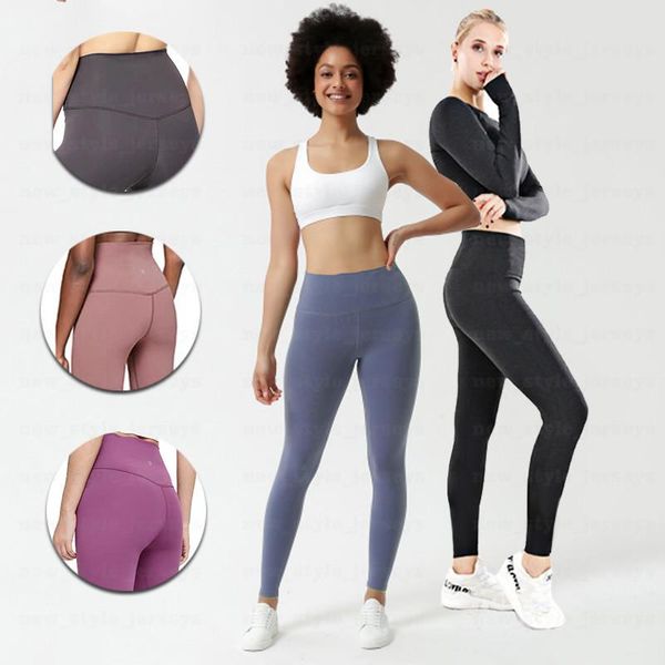 

solid women yoga pants lu high waist sports sports full legging yoga suit sports full legging, White;red