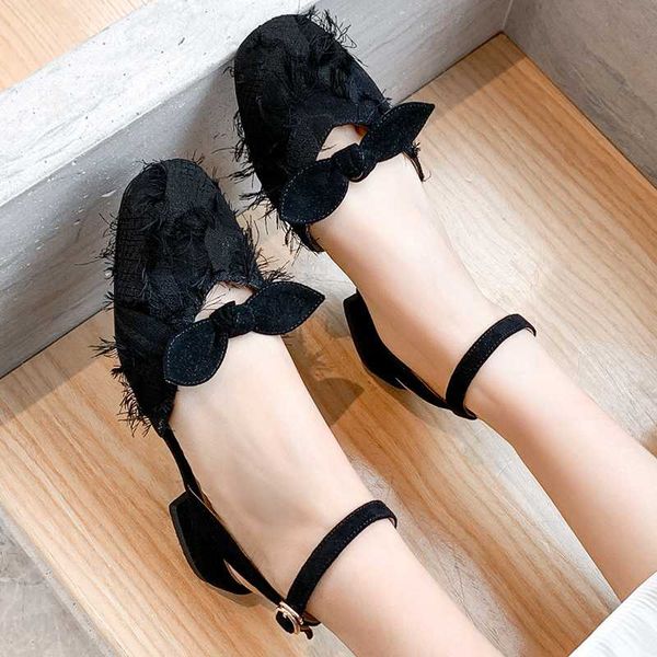 

2020 spring 3.5cm block heels pumps black beige women wedding bridal shoes size 35-39 11812ajsgx3972