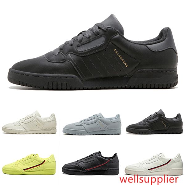 

топ калабасас powerphase белого continental 80 повседневной обуви kanye west pure основных черного og белой мужчины женщина тренер спорт кро